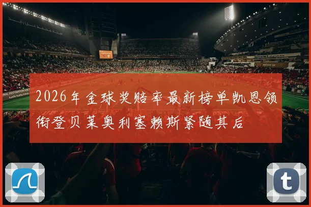 2026年金球奖赔率最新榜单凯恩领衔登贝莱奥利塞赖斯紧随其后